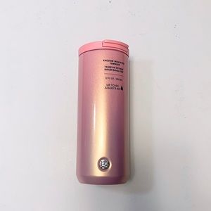 Starbucks light pink glitter tumbler 12oz